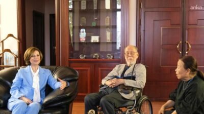 Türk Japon Kültür Derneği Başkanı Kanji Ishimoto ve eşi Chieko