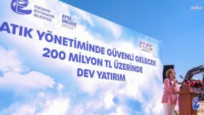Eskişehir Büyükşehir Belediyesi, Sarısungur Mahallesi’nde bulunan Entegre Katı Atık Değerlendirme