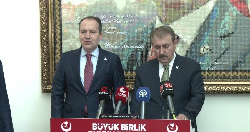 Yeniden Refah Partisi Genel Başkanı Fatih Erbakan ile Büyük Birlik