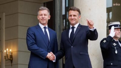 Fransa Cumhurbaşkanı Emmanuel Macron, Macaristan Başbakanı Peter Magyar ile yeni