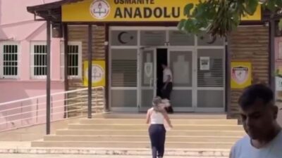 Osmaniye’de, geçen hafta sonu yapılan AYT sınavı için gittiği okulun