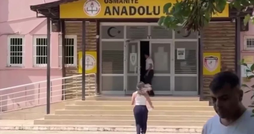 Osmaniye’de, geçen hafta sonu yapılan AYT sınavı için gittiği okulun