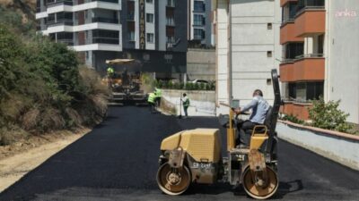 Gemlik Belediyesi Fen İşleri Müdürlüğü ekipleri, Hisar Mahallesi 243. Sokak’ta