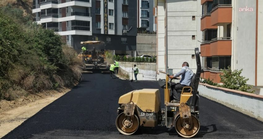 Gemlik Belediyesi Fen İşleri Müdürlüğü ekipleri, Hisar Mahallesi 243. Sokak’ta