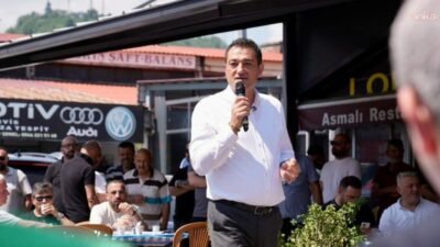 Giresun Belediye Başkanı Fuat Köse, Büyük Sanayi Sitesi esnafıyla kahvaltı