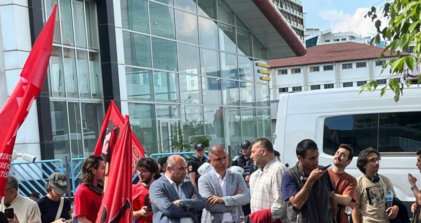 GMİS Genel Başkan Yardımcısı İsa Mutlu, ücret alacaklarının ödenmesi talebiyle