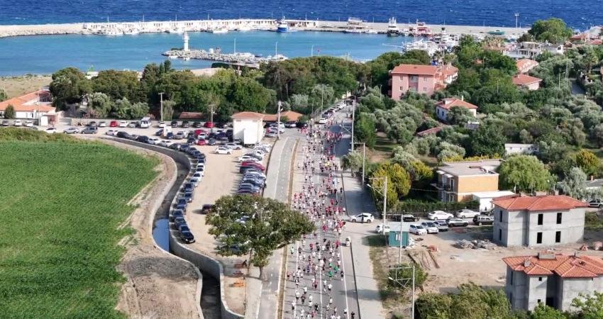 Çanakkale Gökçeada, bu yıl 3. kez düzenlenen Gökçeada Ultra Trail'e