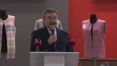Gölbaşı Belediye Başkanı Yakup Odabaşı, Dokuma ve Nakış Atölyesi'nin açılış