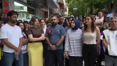 TBMM Çankaya Kapısı önünde basın açıklaması yapmak isterken gözaltına alınan