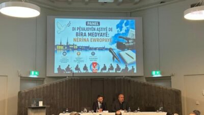 Güneydoğu Gazeteciler Cemiyeti’nin İsveç’in başkenti Stockholm’de düzenlediği “Barış Süreçlerinde Basının
