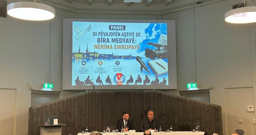 Güneydoğu Gazeteciler Cemiyeti’nin İsveç’in başkenti Stockholm’de düzenlediği “Barış Süreçlerinde Basının