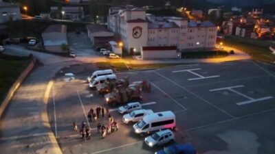 İçişleri Bakanlığı, Hakkari'de jandarma ekiplerince düzenlenen insansız hava aracı (İHA)