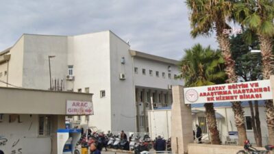 Hatay'da 6 Şubat depremlerinde yıkılan Hatay Eğitim ve Araştırma Hastanesi