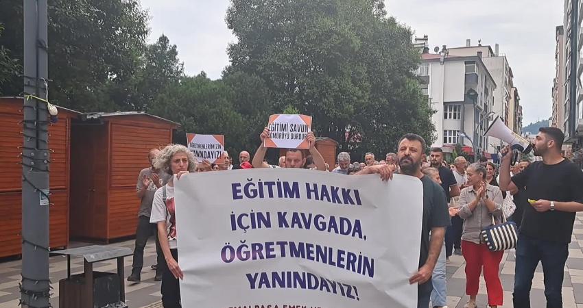 Hopa ve Kemalpaşa Emek ve Demokrasi Güçleri’nin, Ankara’da eylemlerini sürdüren
