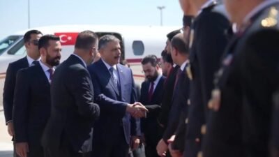  İçişleri Bakanı Mustafa Çiftçi, Suriye İçişleri Bakanı Enes Hattab ile