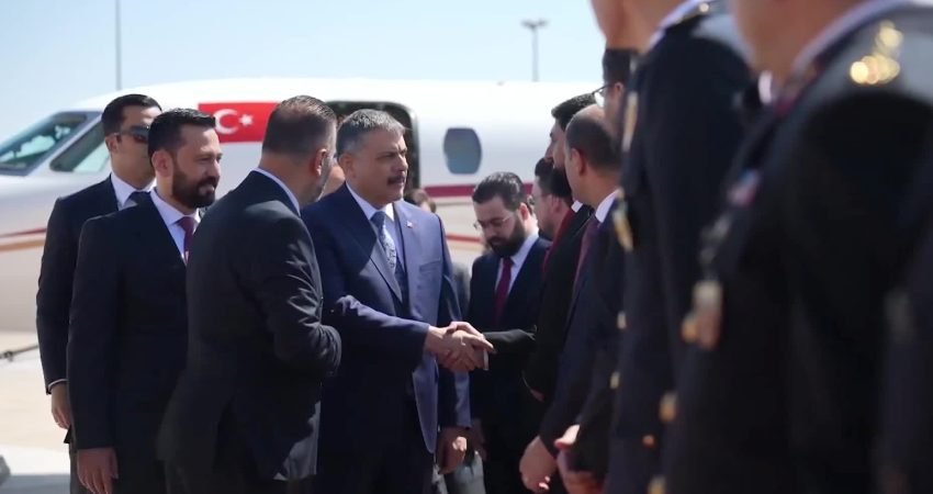  İçişleri Bakanı Mustafa Çiftçi, Suriye İçişleri Bakanı Enes Hattab ile