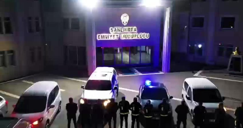 İçişleri Bakanlığı, Şanlıurfa merkezli 11 ilde uyuşturucu madde satıcılarına yönelik