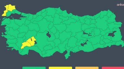 İçişleri Bakanlığı, Meteoroloji Genel Müdürlüğünden alınan bilgilere göre Edirne’nin kuzey