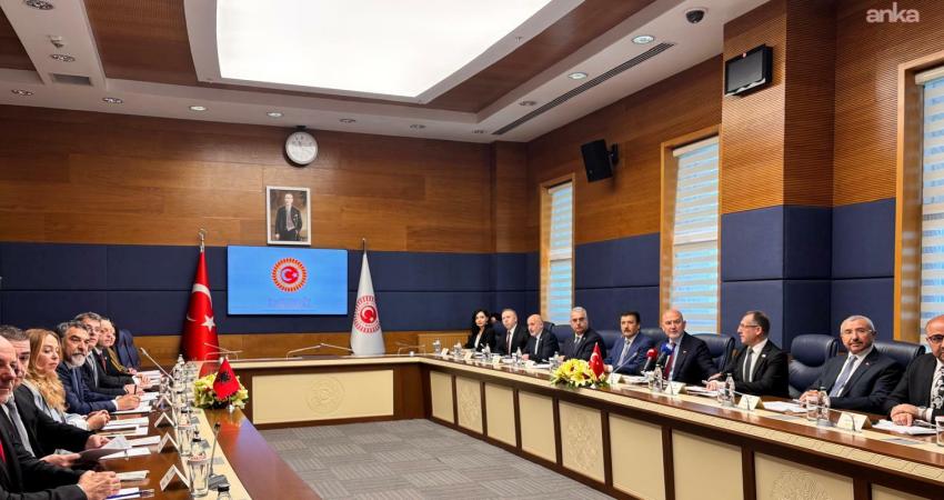 TBMM İçişleri Komisyonu Başkanı Süleyman Soylu, Arnavutluk Parlamentosu İçişleri ve