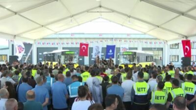 İBB Başkanvekili Nuri Aslan, İETT Kurtköy 2 Garajı açılış törenine