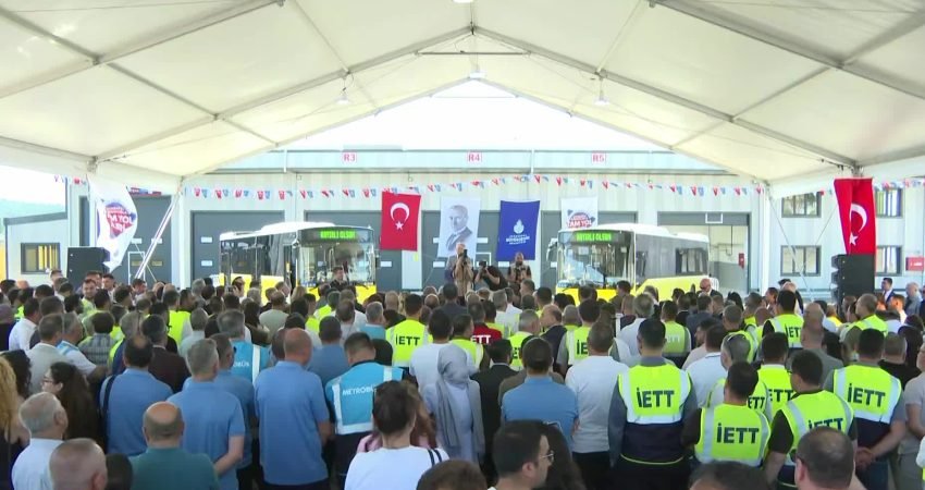İBB Başkanvekili Nuri Aslan, İETT Kurtköy 2 Garajı açılış törenine