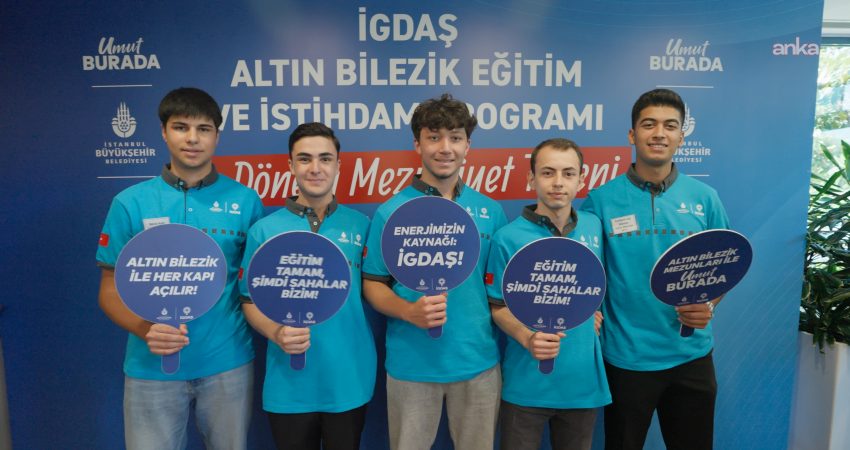 İGDAŞ’ın gençlerin mesleki gelişimine katkı sunmak amacıyla hayata geçirdiği Altın