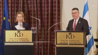  İsrail Dışişleri Bakanı Gideon Sa'ar, AB Yüksek Temsilcisi Kaja Kallas’ın
