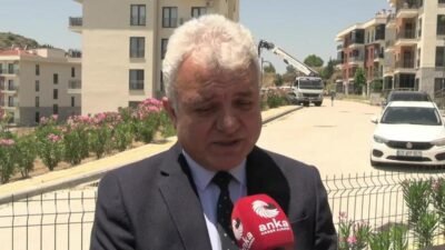 TOKİ’nin depremzedeler için yapılan Bayraklı Rezerv Alan’daki 225 konutu satışa
