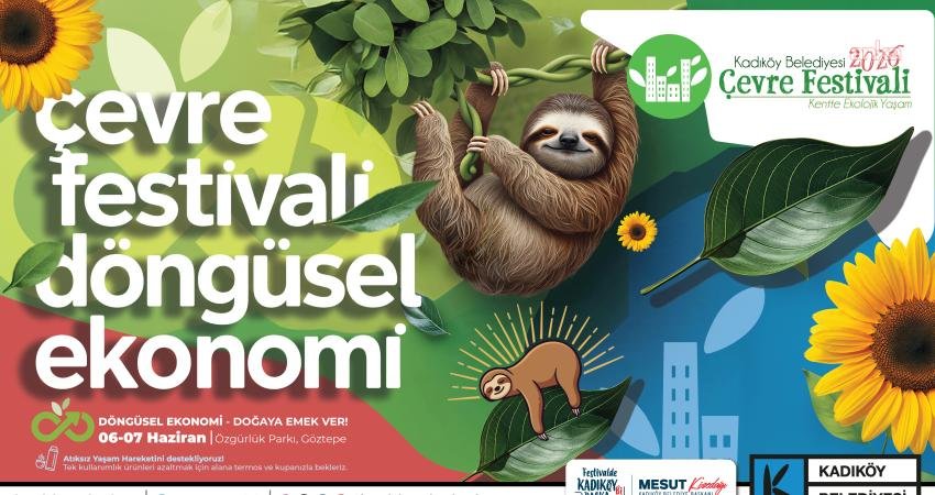 Kadıköy Belediyesi Çevre Festivali, bu yıl "Döngüsel Ekonomi" temasıyla 10'uncu