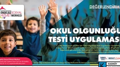Kadıköy Belediyesi'nin çocuğunun ilkokula hazır olup olmadığını merak eden aileler