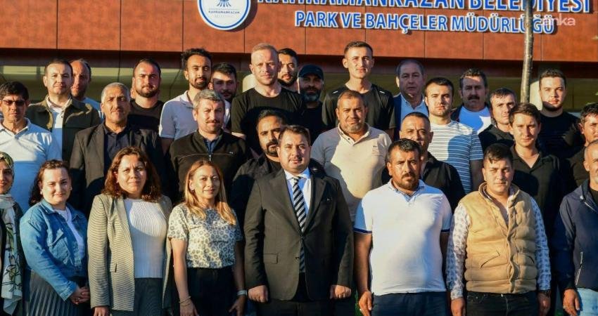 Kahramankazan Belediye Başkanı Selim Çırpanoğlu, Çevre Haftası kapsamında Park ve