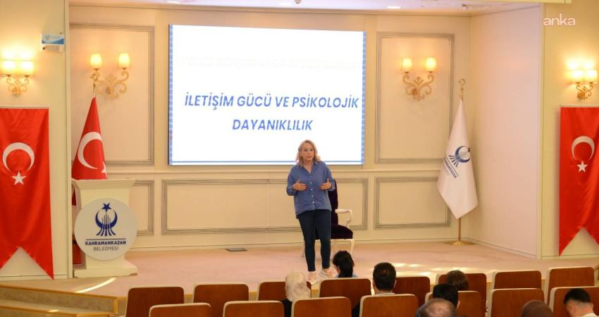 Kahramankazan Belediyesi personeli "İletişim Gücü ve Psikolojik Dayanıklılık" eğitimi aldı. Eğitimde,
