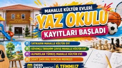 Kahramankazan Belediyesi, çocukların ve gençlerin yaz tatilini verimli, eğitici ve