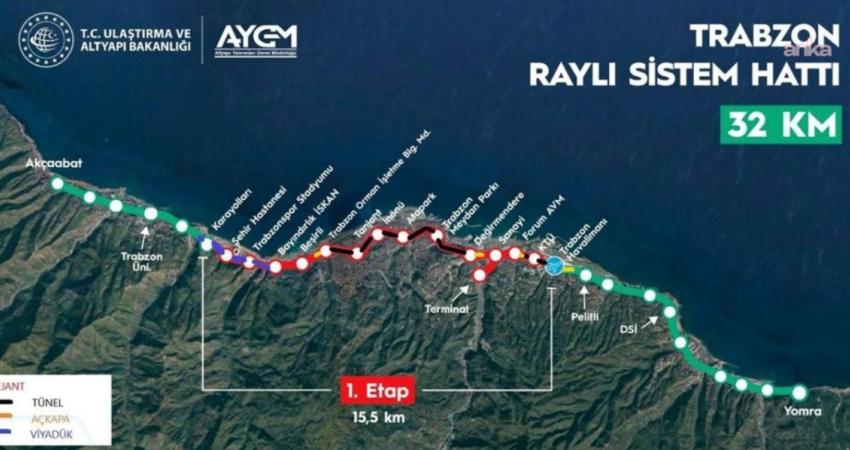  Resmi Gazete’de yayımlanan Cumhurbaşkanı kararıyla Trabzon Büyükşehir Belediyesi‘nden Ulaştırma ve