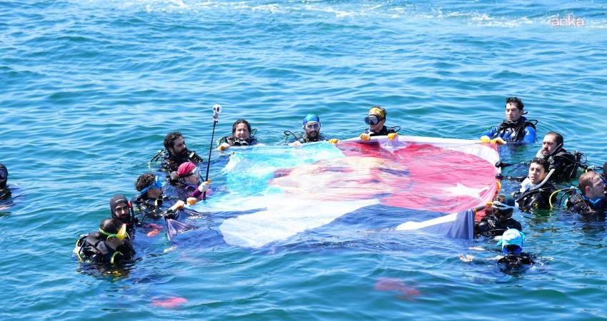 Kartal sahilinde “Su Yoksa Hayat Yok” buluşması Kartal Belediyesi, Marmara Denizi Günü ve Dünya Çevre Günü kapsamında