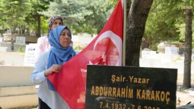 Keçiören Belediyesi, şair ve yazar Abdurrahim Karakoç’un Bağlum Mezarlığı’nda yer