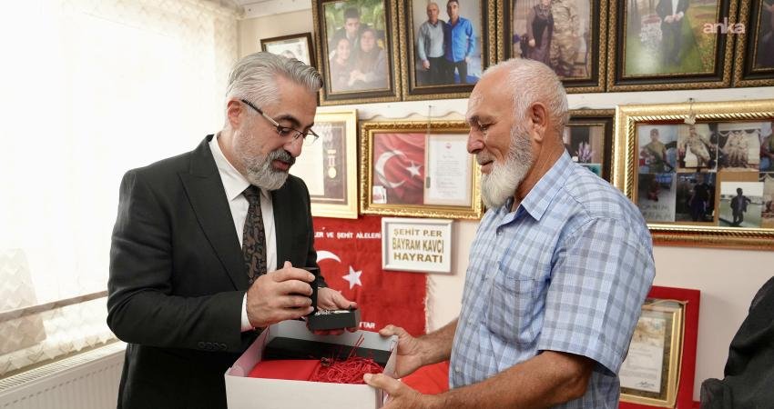 Keçiören Belediye Başkan Yardımcısı Mehmet Aygün, Babalar Günü dolayısıyla şehit