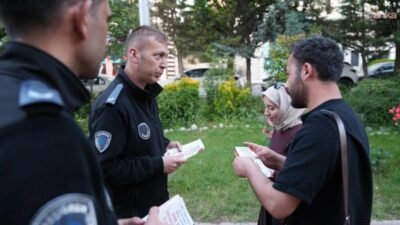 Keçiören Belediyesi Zabıta Müdürlüğü ekipleri, "Toplum ahlakı ve huzuru önceliğimizdir" sloganıyla