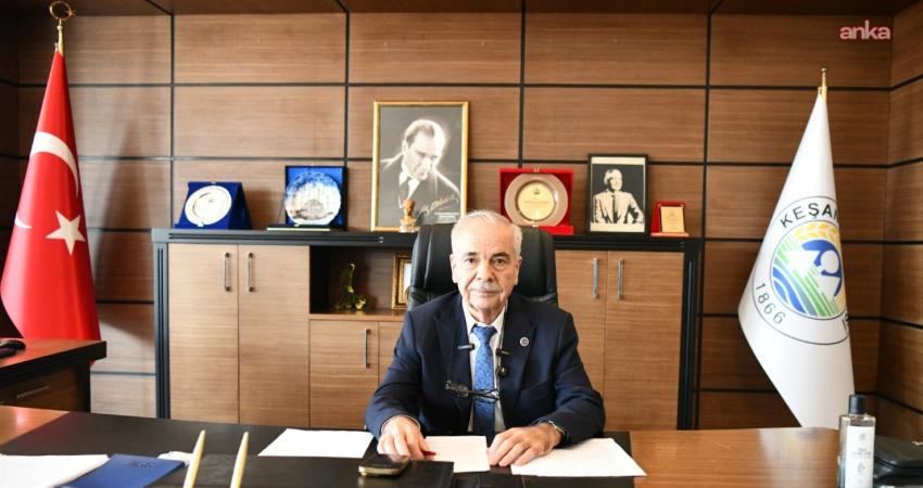 Keşan Belediye Başkanı Mehmet Özcan, CHP’den istifa etti. CHP Keşan