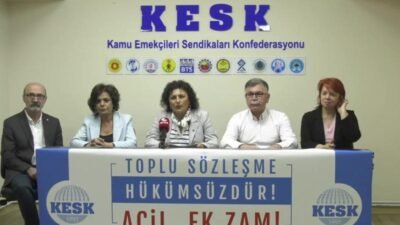 KESK Eş Genel Başkanı Ayfer Koçak, kamu emekçilerinin temmuz ayı