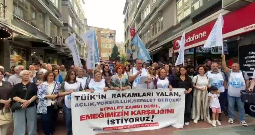 KESK Samsun Şubeler Platformu, kamu emekçilerinin maaşlarının enflasyon karşısında eridiğini