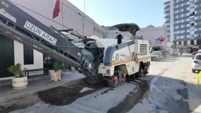 Konak Belediyesi ekipleri, doğal gaz alt yapı çalışmaları biten Çahabey,