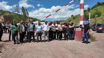 Giresun’un Şebinkarahisar ilçesinde Yıldızlar SSS Holding bünyesindeki Nesco Maden’de çalışan