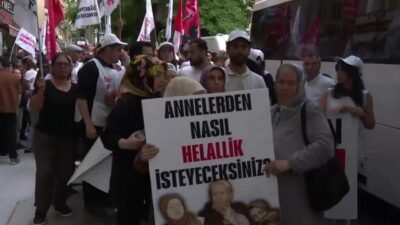 Ankara'da 7 gündür açlık grevinde olan ve Madenci Anıtı'na yürümek