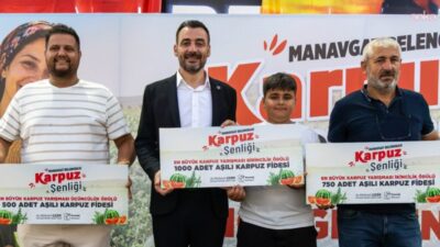 Manavgat Belediyesi tarafından Atatürk Kültür Merkezi’nde düzenlenen Manavgat Belenobası Karpuz