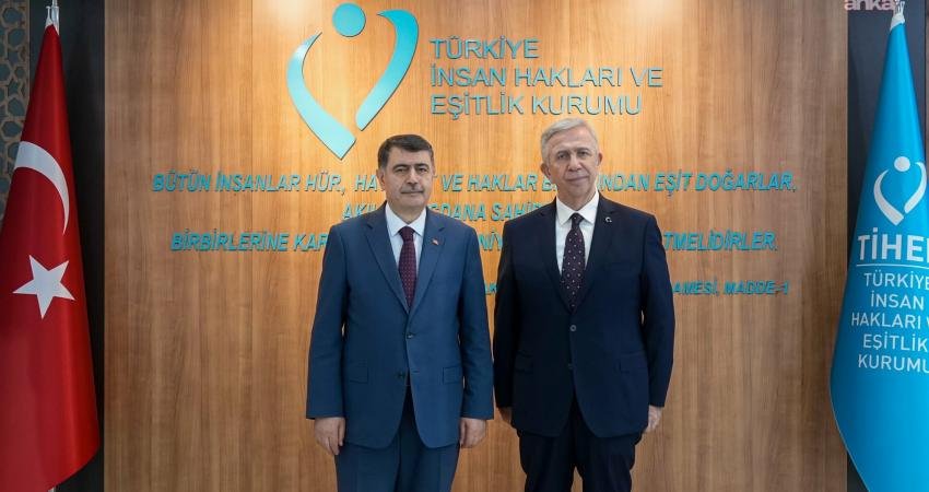 ABB Başkanı Sayın Mansur Yavaş, Türkiye İnsan Hakları ve Eşitlik