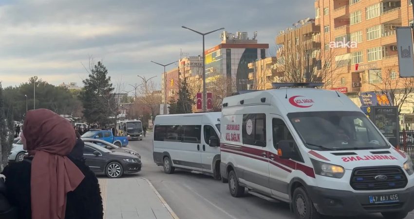 Mardin-Diyarbakır kara yolunda kırsal Işıkyaka Mahallesi mevkisinde şarampole devrilen araçtaki