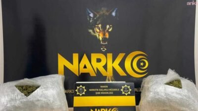 Mardin’in Artuklu ilçesinde düzenlenen narkotik operasyonunda 2 kilo 950 gram