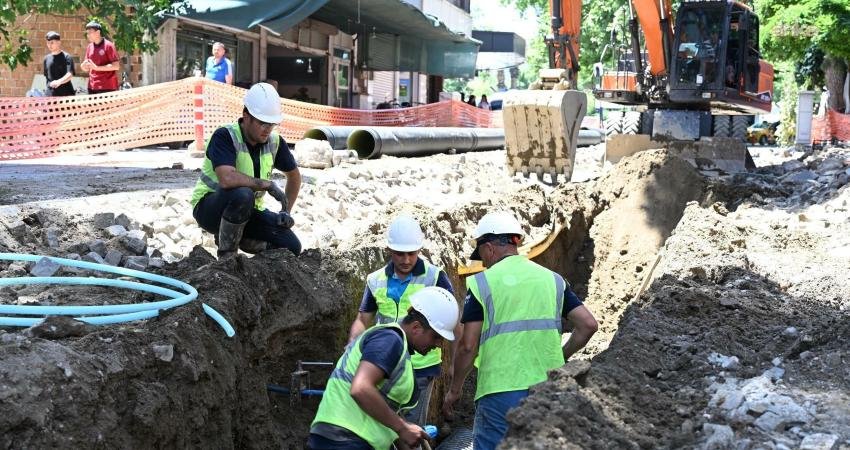 Manisa Büyükşehir Belediyesi MASKİ Genel Müdürlüğü, Salihli’nin merkezlerinden Sevgi Yolu’nda
