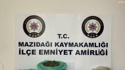 Mardin'in Mazıdağı ilçesinde düzenlenen uyuşturucu operasyonunda, 4 kilo 636 gram